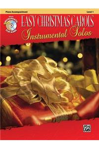 Easy Christmas Carols Instrumental Solos: Piano Accompaniment, Level 1