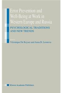 Error Prevention and Well-Being at Work in Western Europe and Russia