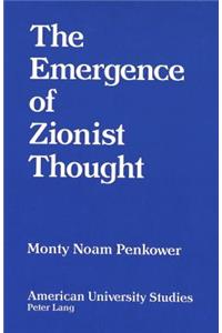 Emergence of Zionist Thought