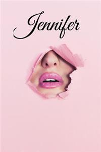 Jennifer: Personalized Name Journal for Women, "Jennifer" Girl Names (Custom Journal Writing Notebook, Personalized Gift, Journaling) 6x9