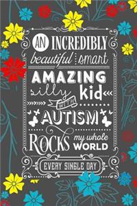 An Incredibly Beautiful Smart Amazing Silly Kid With Autism Rock My Whole World Every Single Day