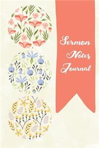 Sermon Notes Journal.