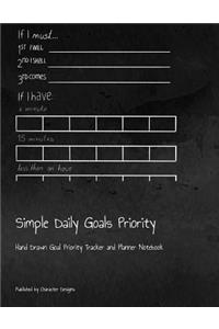 Simple Daily Goals Priority