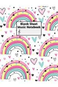 Blank Sheet Music Notebook