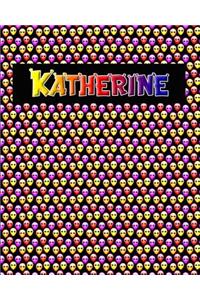 120 Page Handwriting Practice Book with Colorful Alien Cover Katherine