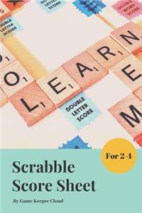 Scrabble Score Sheet