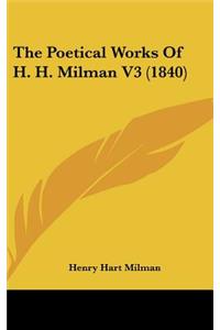 The Poetical Works of H. H. Milman V3 (1840)