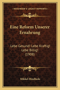 Eine Reform Unserer Ernahrung