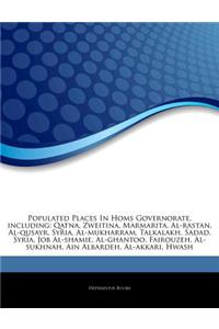 Articles on Populated Places in Homs Governorate, Including