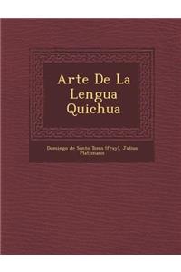 Arte De La Lengua Quichua