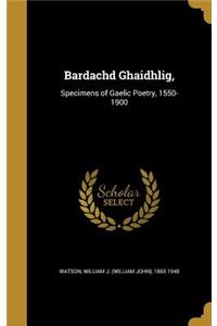 Bardachd Ghaidhlig,