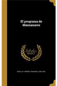 programa de Manzanares