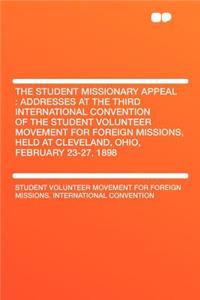 The Student Missionary Appeal