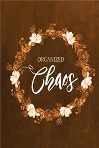 Chalkboard Journal - Organized Chaos (Orange)