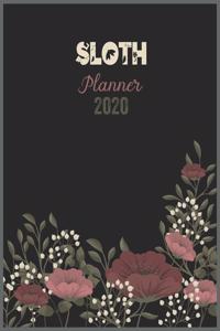 SLOTH Planner 2020: 2020 Calendar, Daily Weekly Planner with Monthly quick-view/over view with 2020 Planner