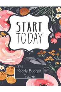 Start Today Yearly Budget Tracker