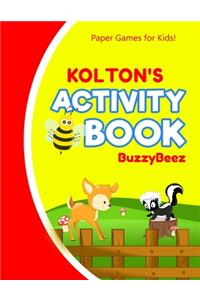 Kolton's Activity Book