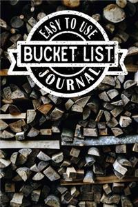 Easy to Use Bucket List Journal