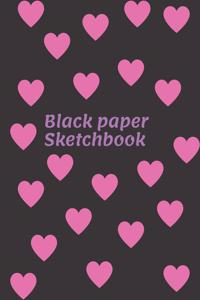 Black paper Sketchbook