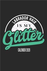 Labrador Hair Is My Glitter Calender 2020: Funny Cool Labrador Calender 2020 - Monthly & Weekly Planner - 6x9 - 128 Pages. Cute Gift For All Dog Moms, Mothers, New Pet Owners, Enthusiasts, Fa