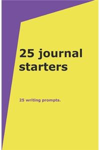 25 diary starters