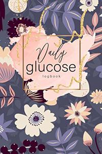 Daily glucose log book