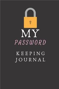 My Password Keeping Journal
