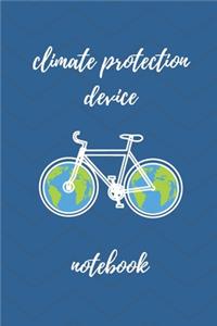 Climate protection device notebook