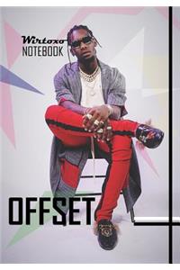 Notebook: Offset Notebook Medium College Ruled Notebook 130 Page Lined 7 X 10 in (17.78 X 25.4 CM)