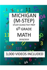 6th Grade MICHIGAN M-STEP, 2019 MATH, Test Prep