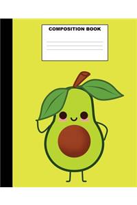 Avocado Composition Book