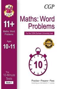 10-Minute Tests for 11+ Maths: Word Problems (Ages 10-11) - CEM Test