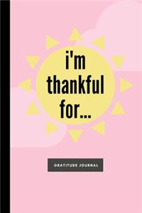 I'm Thankful for