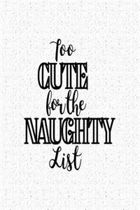 Too Cute for the Naughty List