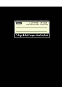 College Ruled Composition Notebook