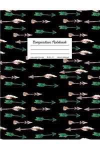 Composition Notebook Boho Arrows (College Ruled Notebooks)