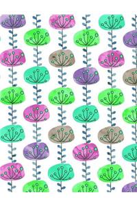 My Big Fat Journal Notebook Abstract Sketchy Trees Pattern 4