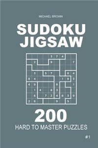 Sudoku Jigsaw - 200 Hard to Master Puzzles 9x9 (Volume 1)