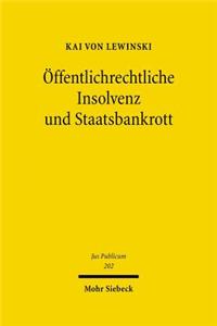 Offentlichrechtliche Insolvenz Und Staatsbankrott