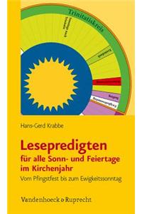 Lesepredigten Fur Alle Sonn- Und Feiertage Im Kirchenjahr