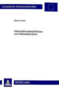 Informationsbeduerfnisse Von Kleinaktionaeren