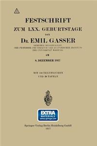 Festschrift Zum LXX. Geburtstage