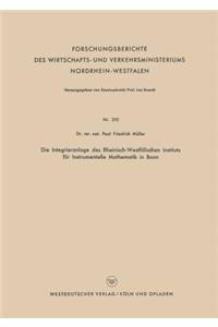 Die Integrieranlage Des Rheinisch-Westfälischen Instituts Für Instrumentelle Mathematik in Bonn