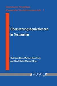 Ubersetzungsaquivalenzen in Textsorten