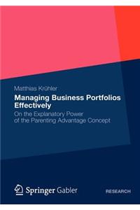 Managing Business Portfolios Effectively