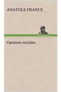 Opinions sociales