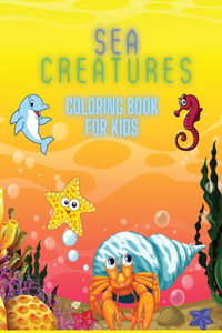 Sea Creatures Coloring Book For Kids