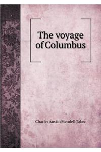 The voyage of Columbus