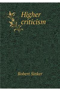 Higher criticism