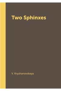 Two sphinxes